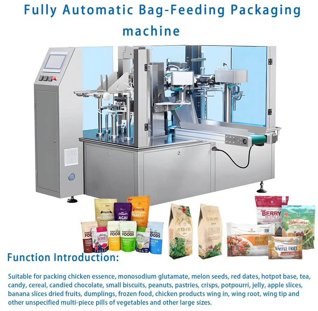 Good Price Premade Bag Packaging Dried Meat Chips Beef Jerky Packing Machine