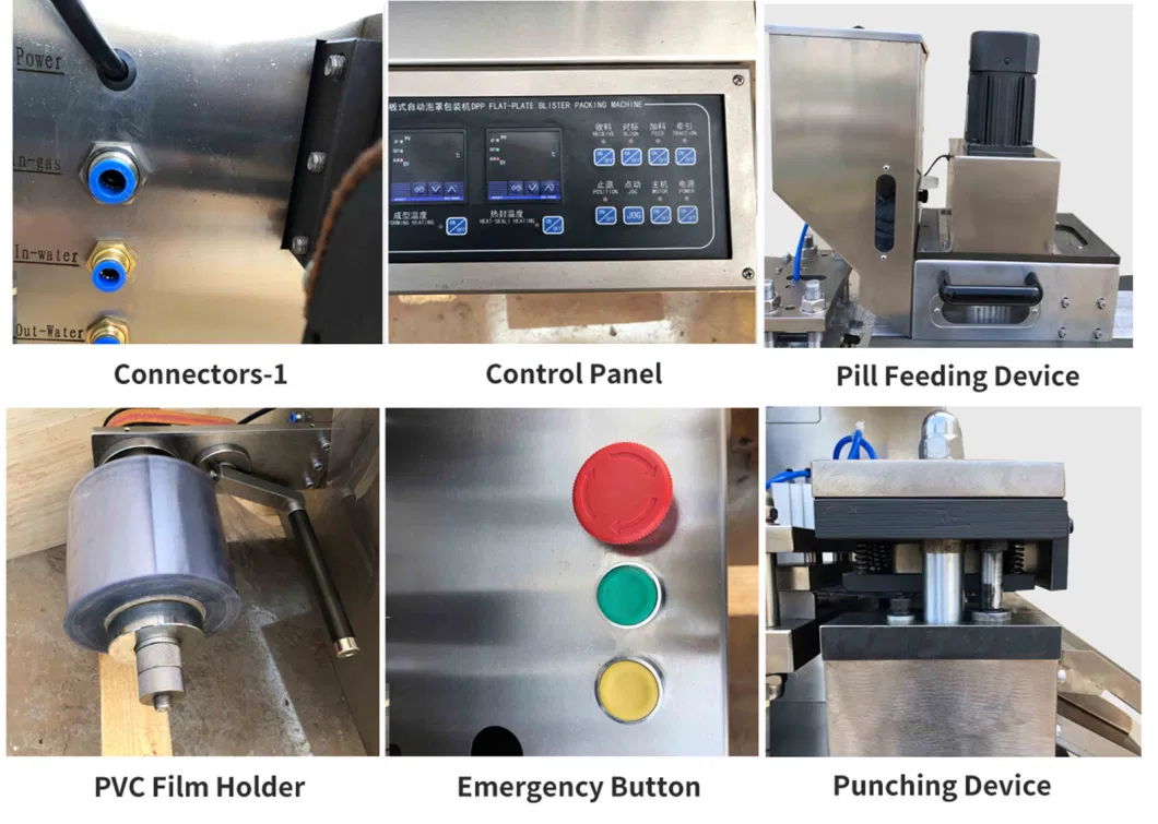 Customized Fully Automatic Thermoforming Sealing Capsule Candy Gummy Pill Tablet Capsule Disposable Syringe Automatic Blister Packing Packaging Machine