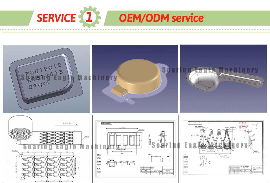 Automatic Thermoforming Probiotics and Nutraceuticals Pack Jam Honey Spoon Liquid Blister Packaging Machine for Air Fresher Perfume