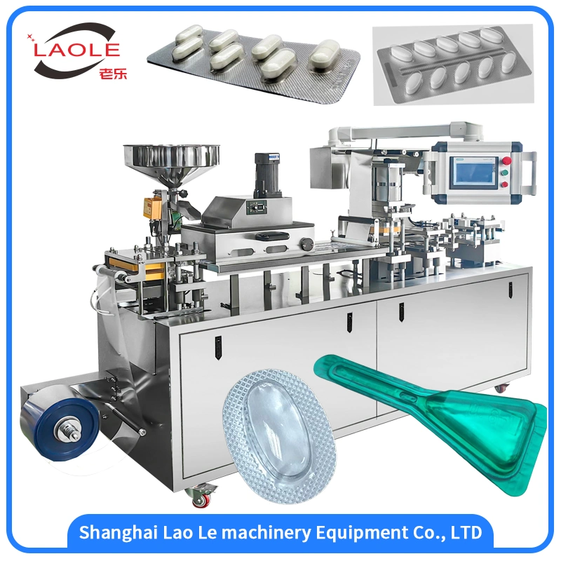 Automatic Tablet Capsule Medical Ketchup Butter Cheese Chocolate Pharmaceutical Blister Packaging Machine