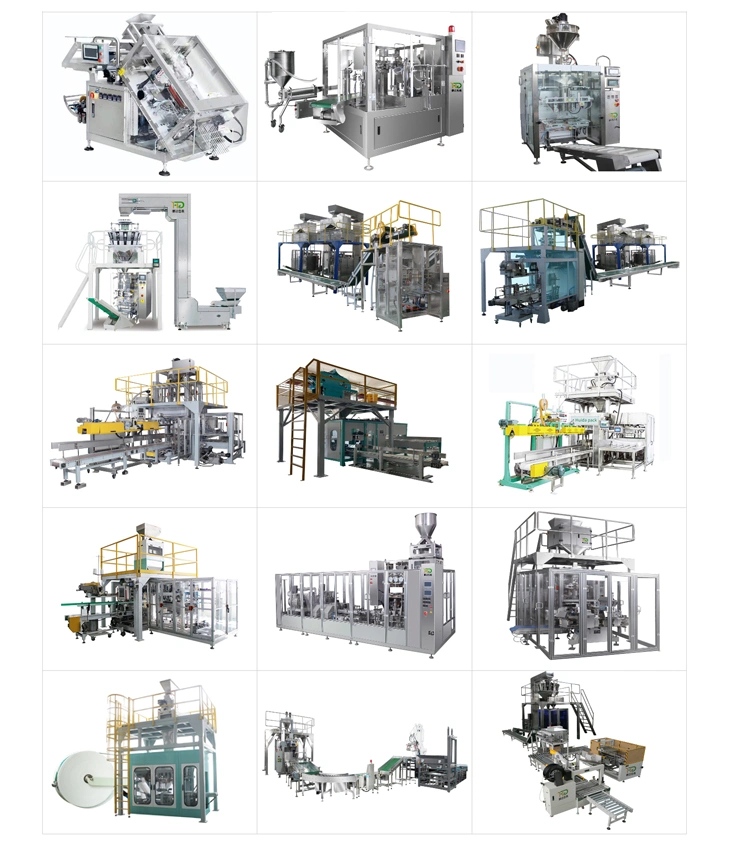 Automatic Inclined Vertical Form Fill Seal Packing Machine Live Fish Frozen Poultry Seafood Peanut Butter Pouch Filling Machinery Food Packaging Machines