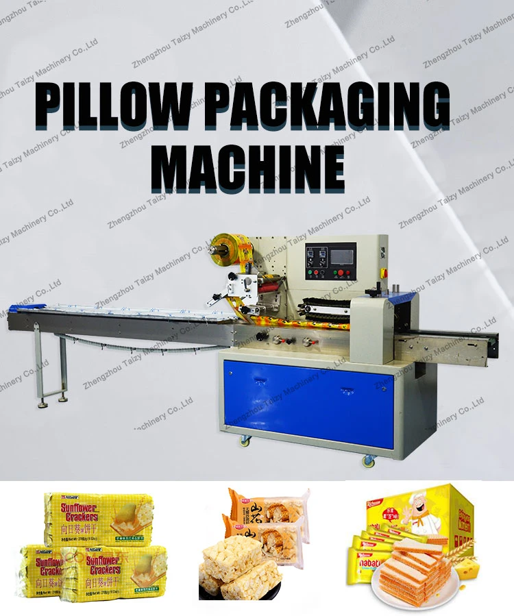 Automatic Pouch Sealing Sandwich Donut Plastic Bag Pillow Bread Packing Machine