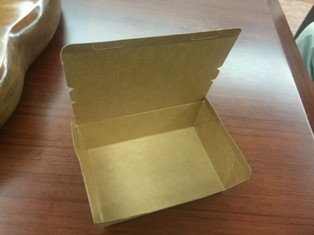 Paper Hamburger Box Packaging Erecting Machine