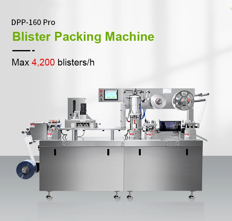 Vitamin Milk Candy Lollipop Packs Automatic Fun Eggs Blister Packaging PVC- Alu Automatic Blister Packing Machine