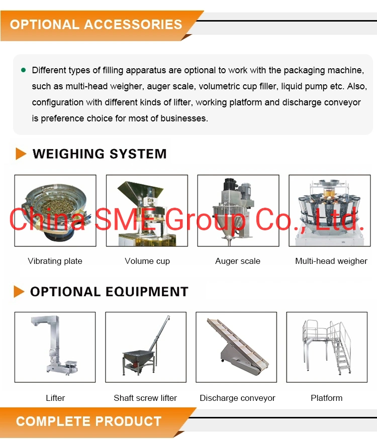 Hot Sale Food Cassava /Corn Plantain/Soup/Ground Coffee/Starch/Yeast/Vitamin/Flour/Seasoning Powder Packing Packaging Machine