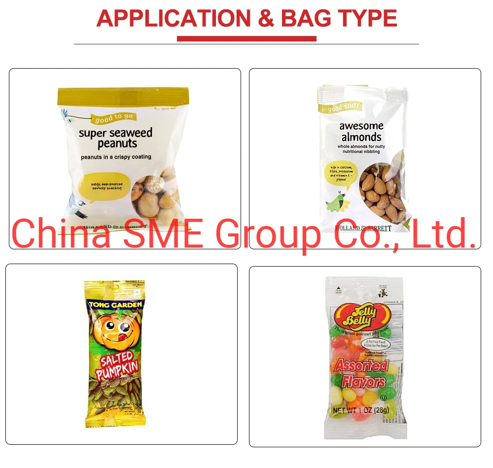 Automatic Cup Measuring Type Granular Cereal Snack Food Packing Machine Coffee Instant Drink Melon Seeds Snack Granular Grain Pouch Bagging Packing Machine