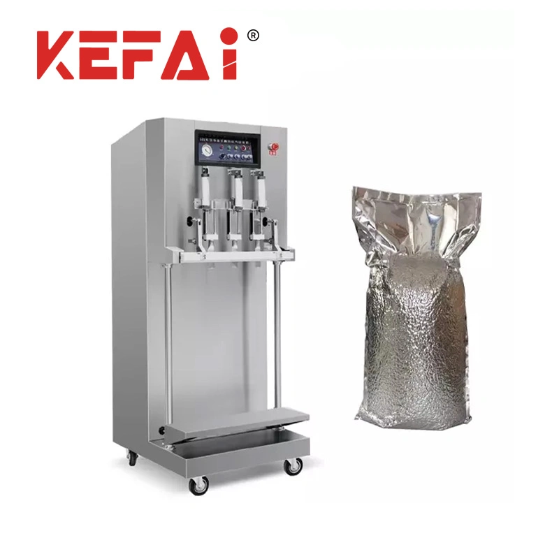 Kefai Double Chamber Whole Frozen Chicken Meat Food Seafood Vacuum Packaging Machine