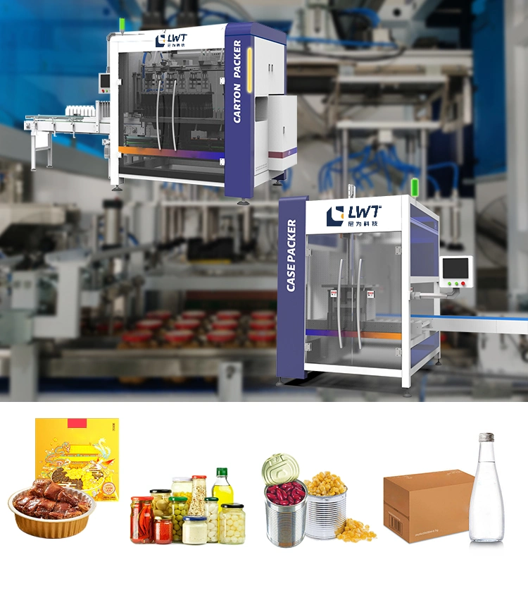 Leadworld Customized Production Packing Line Prepared Food Automatic Carton Packaging Box Machines for Ready - to - Eat Meals