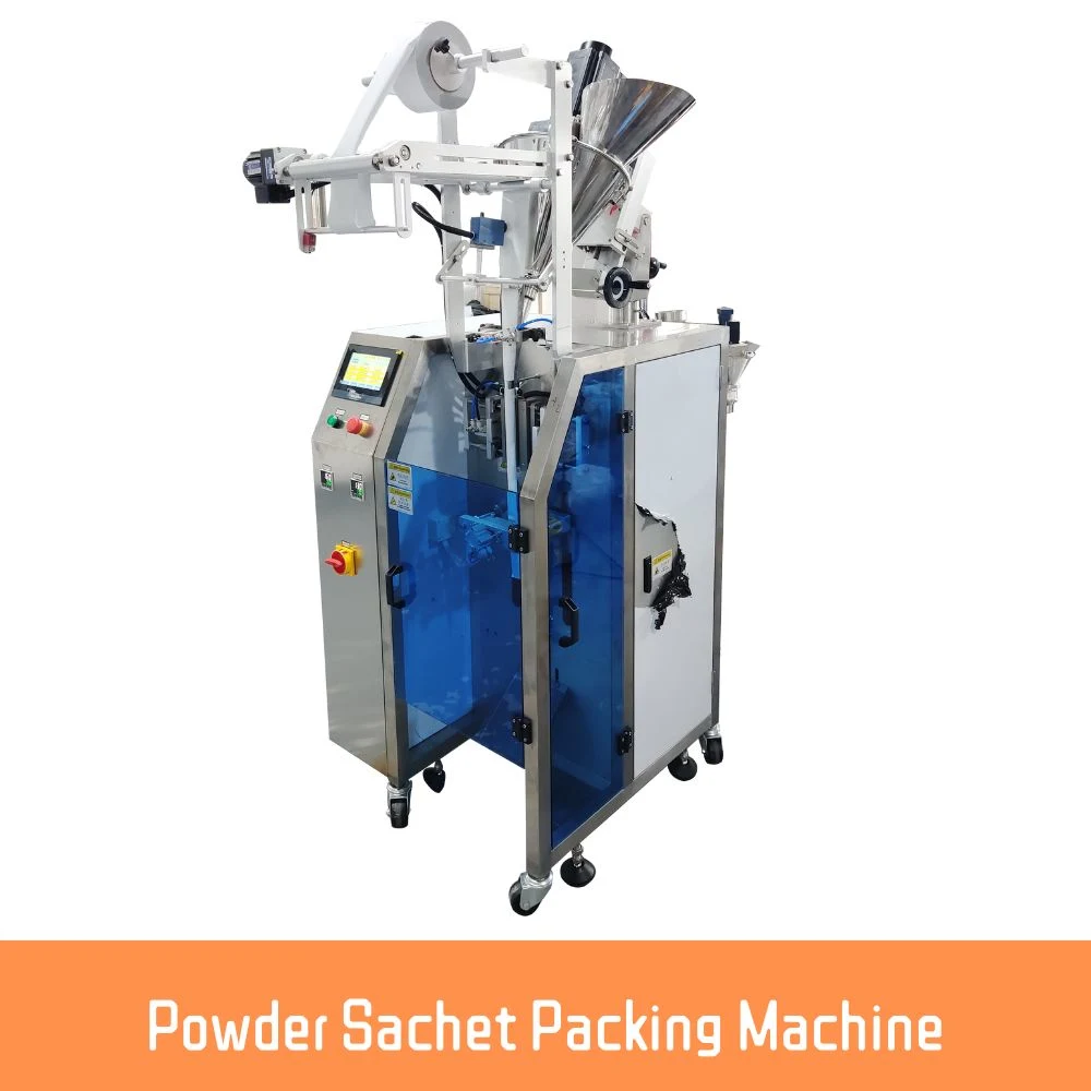 Automatic Printing Toner Soup Spices Sealing Filling Powder Packaging Machine