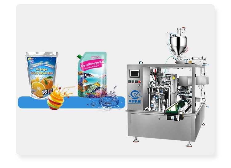 Custom Automatic Rotary Doypack Premade Stand up Pouch Bag Nuts Dry Fruits Soap Snacks Nut Wrapping Mushroom Filling Food Sealing Packaging/Packing Machine