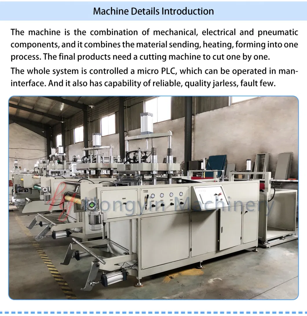 Small Plastic Forming Machine for India Biscuit Tray