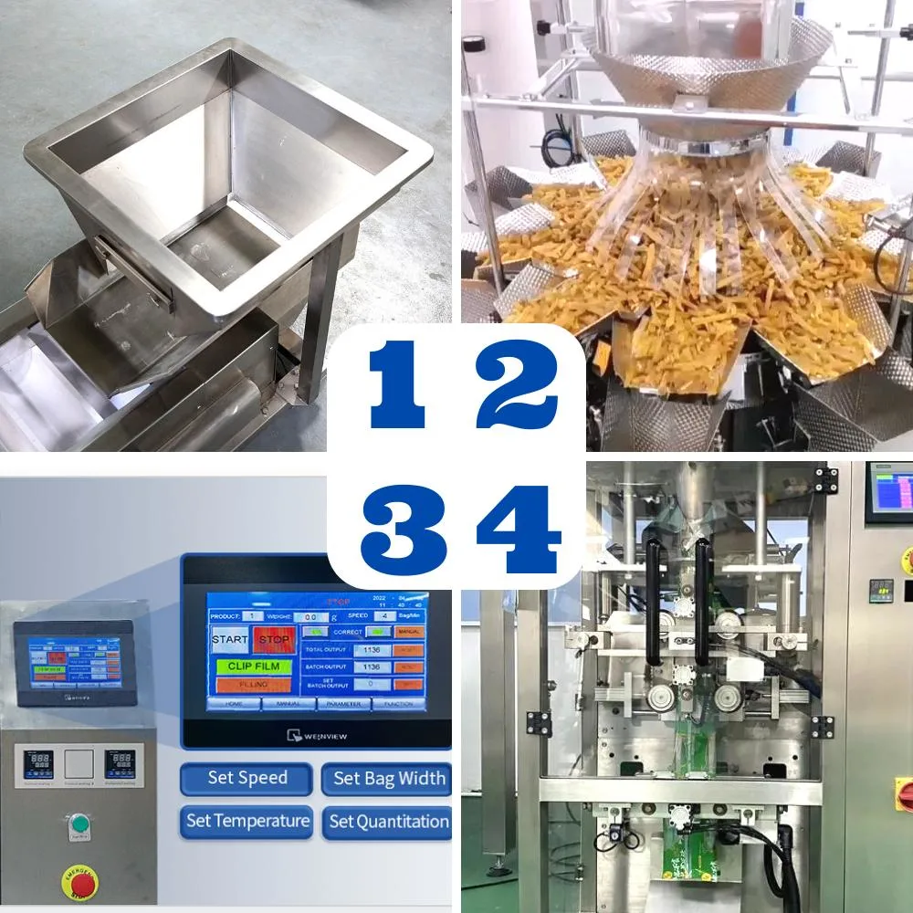 Multihead Weigher Packing Machine Fastener Gasket Nut Bolt Counting Machine