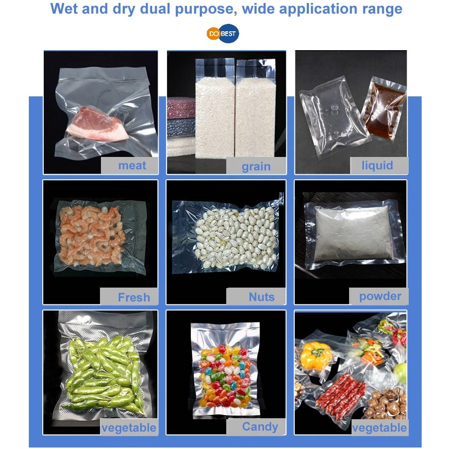 Manufacturer/Machinery/Supplier Continuous Transmission Belt/Roller Type Vacuum Sealer Packaging Machine Prepared Instant Smoked