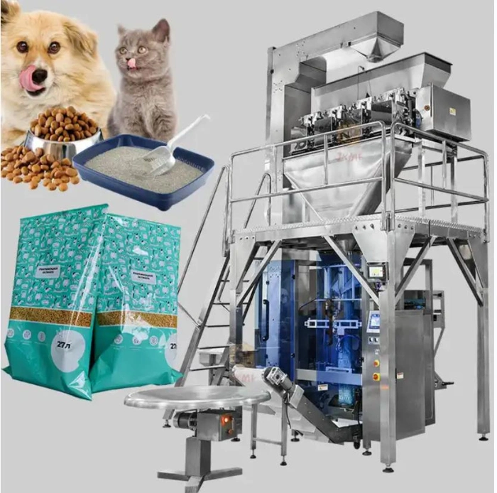 Automatic Vertical Rice Sugar Salt Bagging Machine Rice Grain Bean Cereal Bag Filling Machine 1kg 5kg Sugar Packing Machine