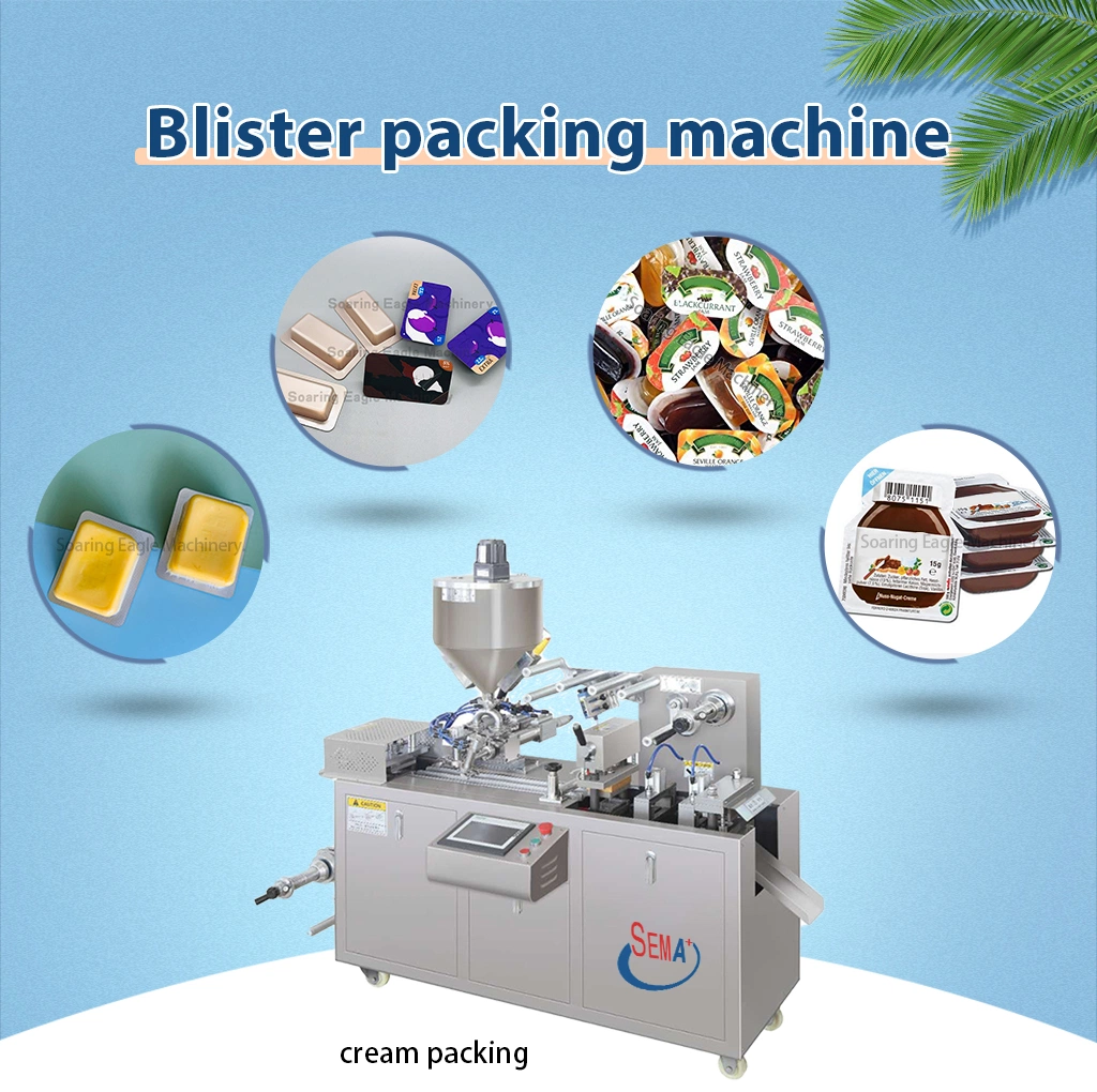 Automatic Single-Dose Butter Liquid Thermoforming Blister Packaging Machine Olive Oil Packing Machine