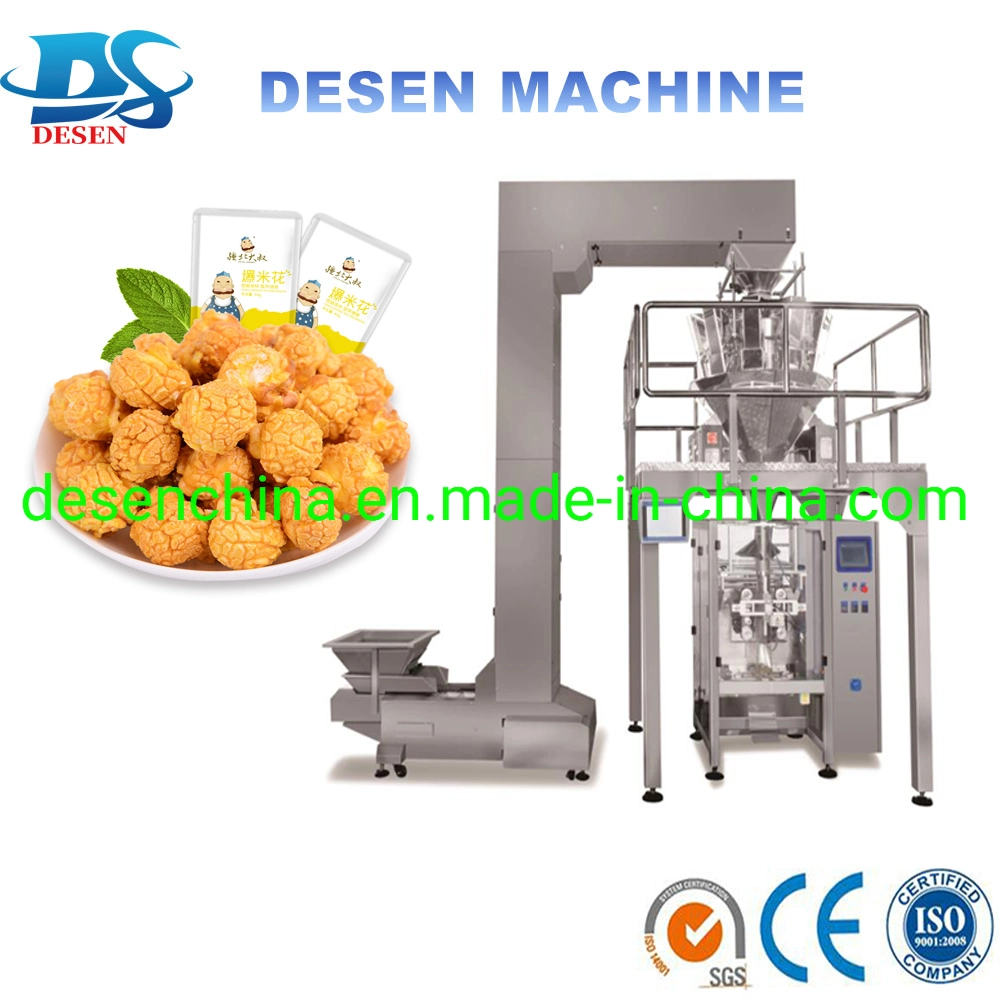 High Speed Vffs Industrial Product Food Sugar Candy Oatsbar Packaging Machine