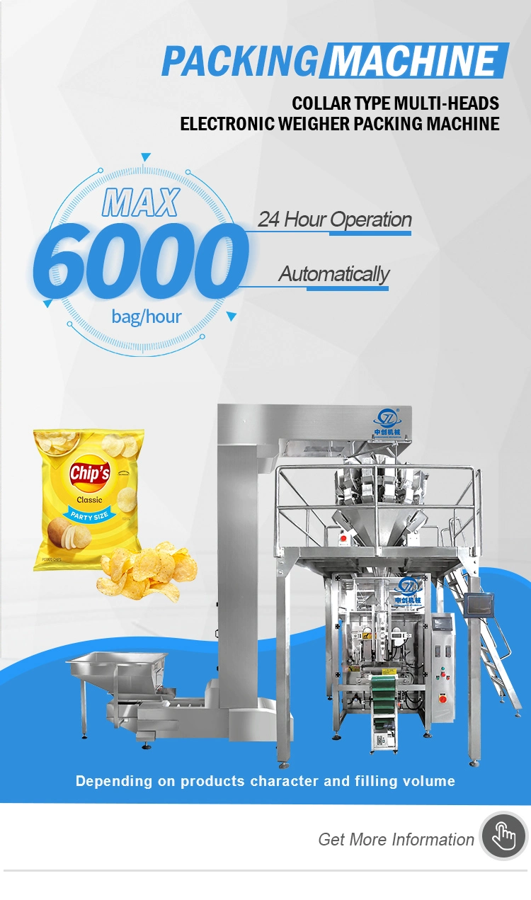 Custom Full Automatic Sunflower Seeds Grain Cereals Tobacco Beans Cat Dog Food Dried Fruit Potato Chips Wrapping Filling Food Sealing Packaging/Packing Machine