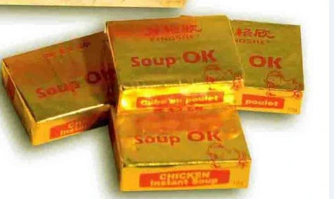 Soft Chicken Flavour Instant Soup Cube Folding Packaging Machine