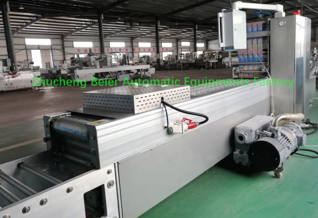 Full Automatic Thermoforming Vacuum Packaging Machine for Snacks/Fastfood/Fruit/Vegetable