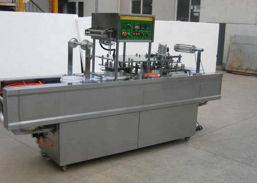 Automatic Tray/Cup Vacuum/Map/Nitrogen/Gas Filling Packing/Sealing Machine for Food/Meat/Fish/Fruit/Vegetable with Soup/Juice