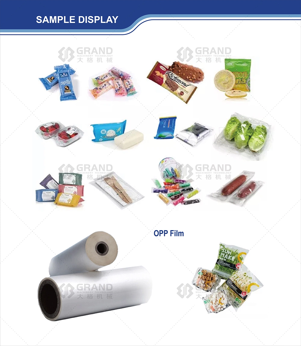 Hz-350 Hot Sale CE Automatic Horizontal Food Pillow Bag Packaging Chicken Nuggets Snacks Flow Pillow Packing Machine