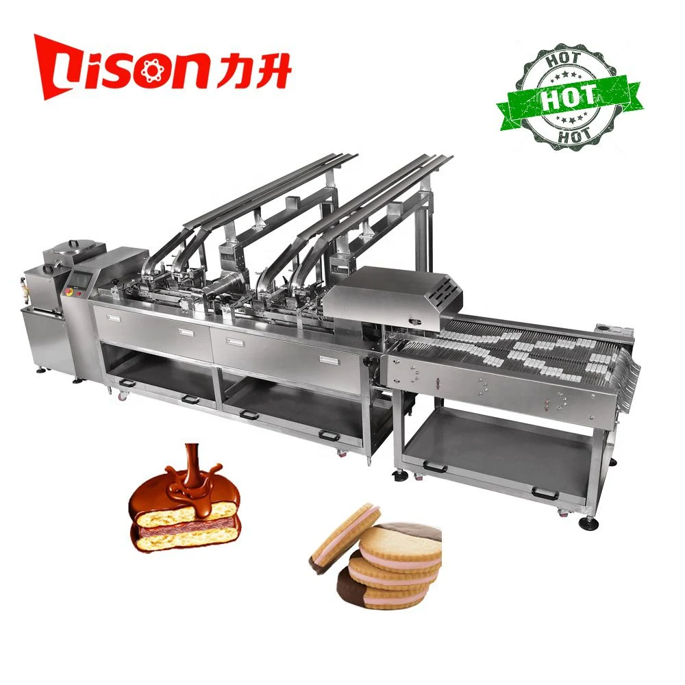 Biscuits on Edge Packing Machine Marie Biscuits Cookies on Edge Packaging Wrapping Machine Bakery Machinery