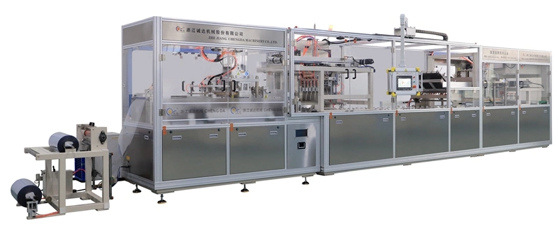 Automatic Stationery/Battery/Food Paper Plastic Blister Forming Packaging Packing Machine
