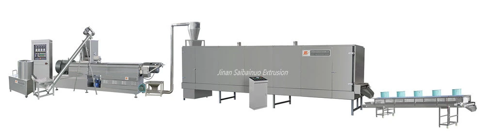 Vegetarian Meat Protein Machine Soya Chunks Processing Line