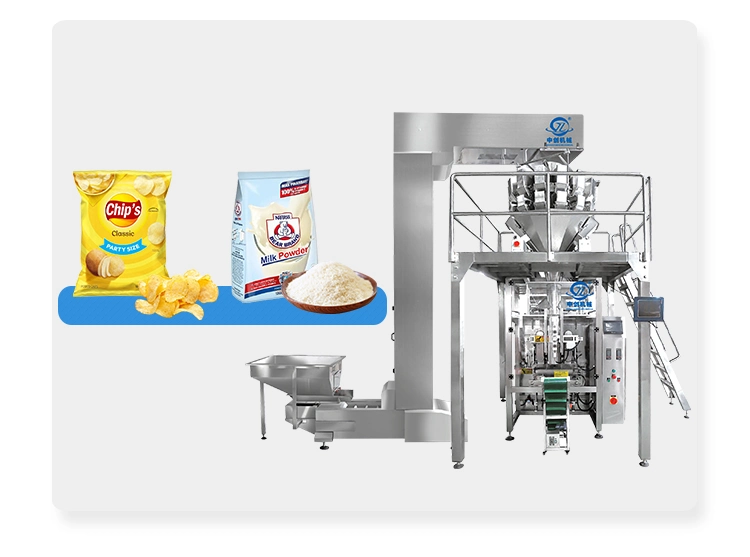 Custom Full Automatic Sunflower Seeds Grain Cereals Tobacco Beans Cat Dog Food Dried Fruit Potato Chips Wrapping Filling Food Sealing Packaging/Packing Machine