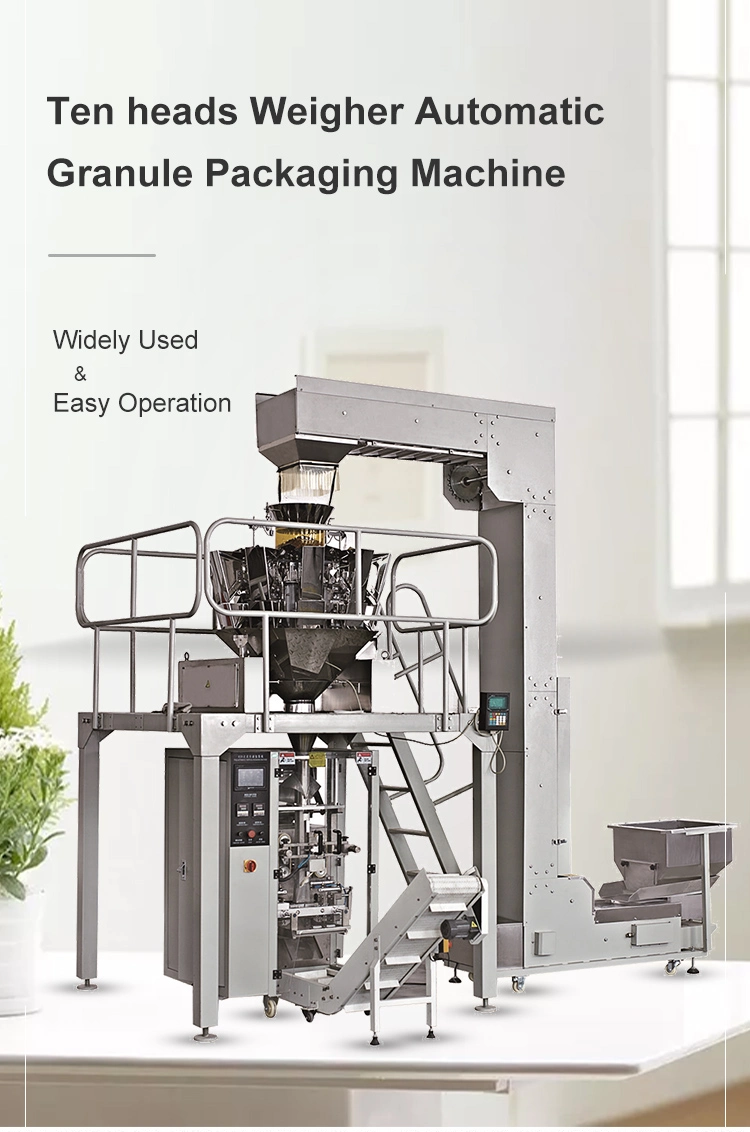 Good Quality Automatic 1kg 2kg Multi-Head Scale Weighing Rice Peanut Snack Chips Packing Machine