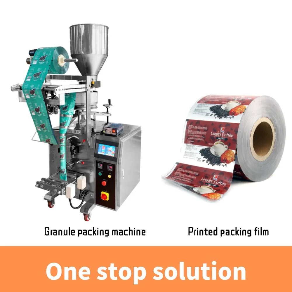 Automatic 200g 1kg Puffed Rice Salt Filling Packing Packaging Machine