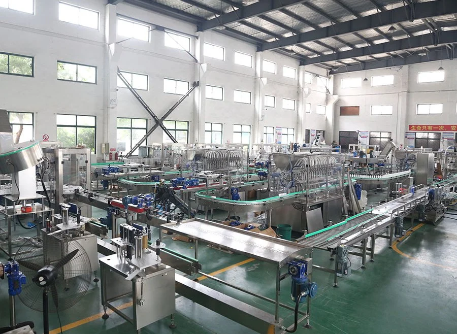 Automatic 4/6/8 Heads Piston Pump Filling Machine for Food/Cosmetic/Beverage /Oil/Cream / Soap Liquid Paste Product Packing Machinery Machine Bottling Line