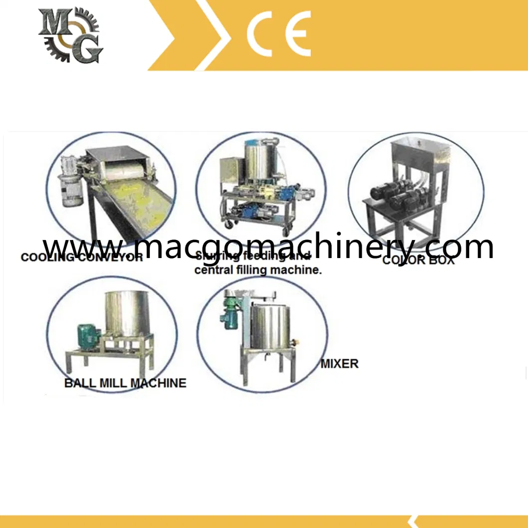 Wafer Stick Roll Forming Packaging Machine/Full Automatic Snack Egg Roll Machine