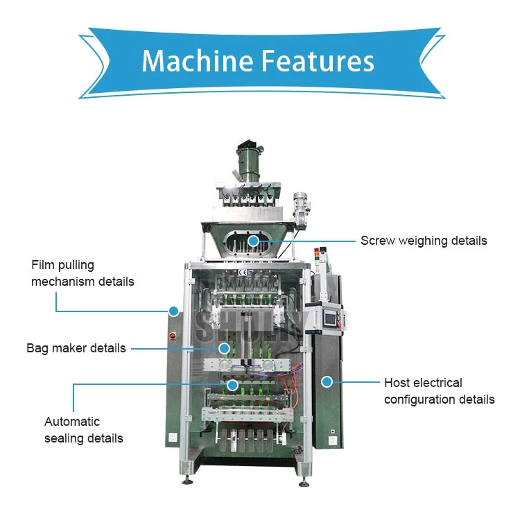 Automatic Multi-Row Powder Packaging Machine Curry Powder Packing Machine