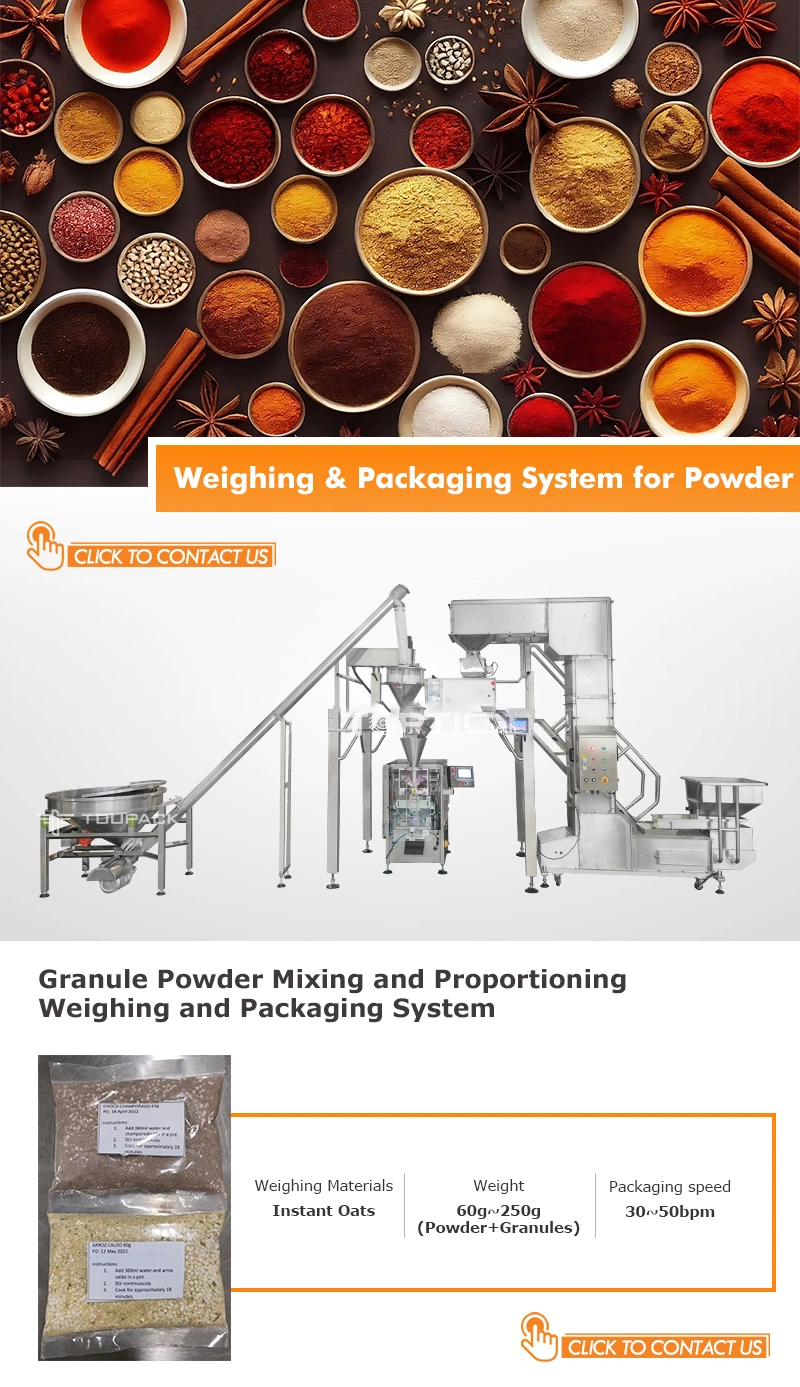 Toptic Sugar Salt Powder Tea Bags Package Sealer Sealing Machine Sachet Nuts Food Potato Chip Multi-Function Packaging Machine