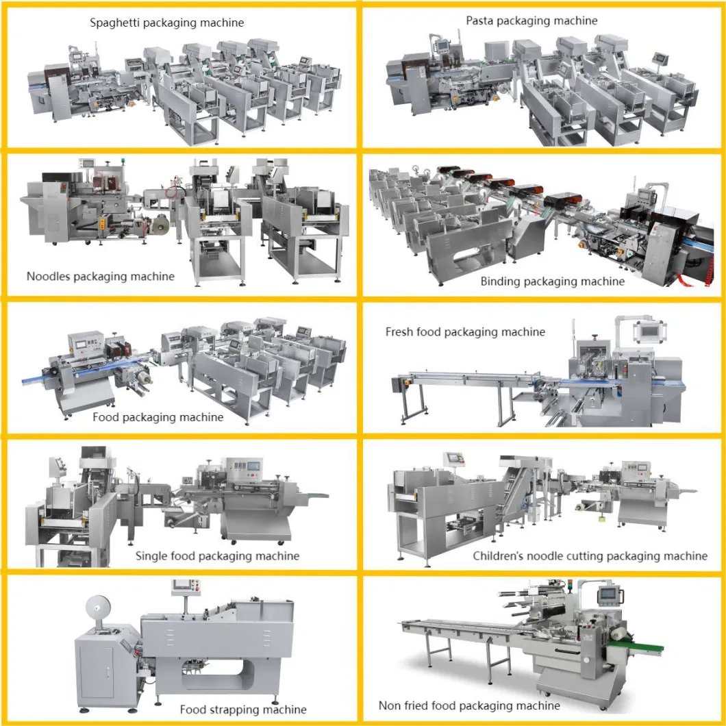 Factory Price Fresh Product Wet Noodle Continuous Packaging Machinery Fruits Plastic Packing Machine Food Packaging Machines