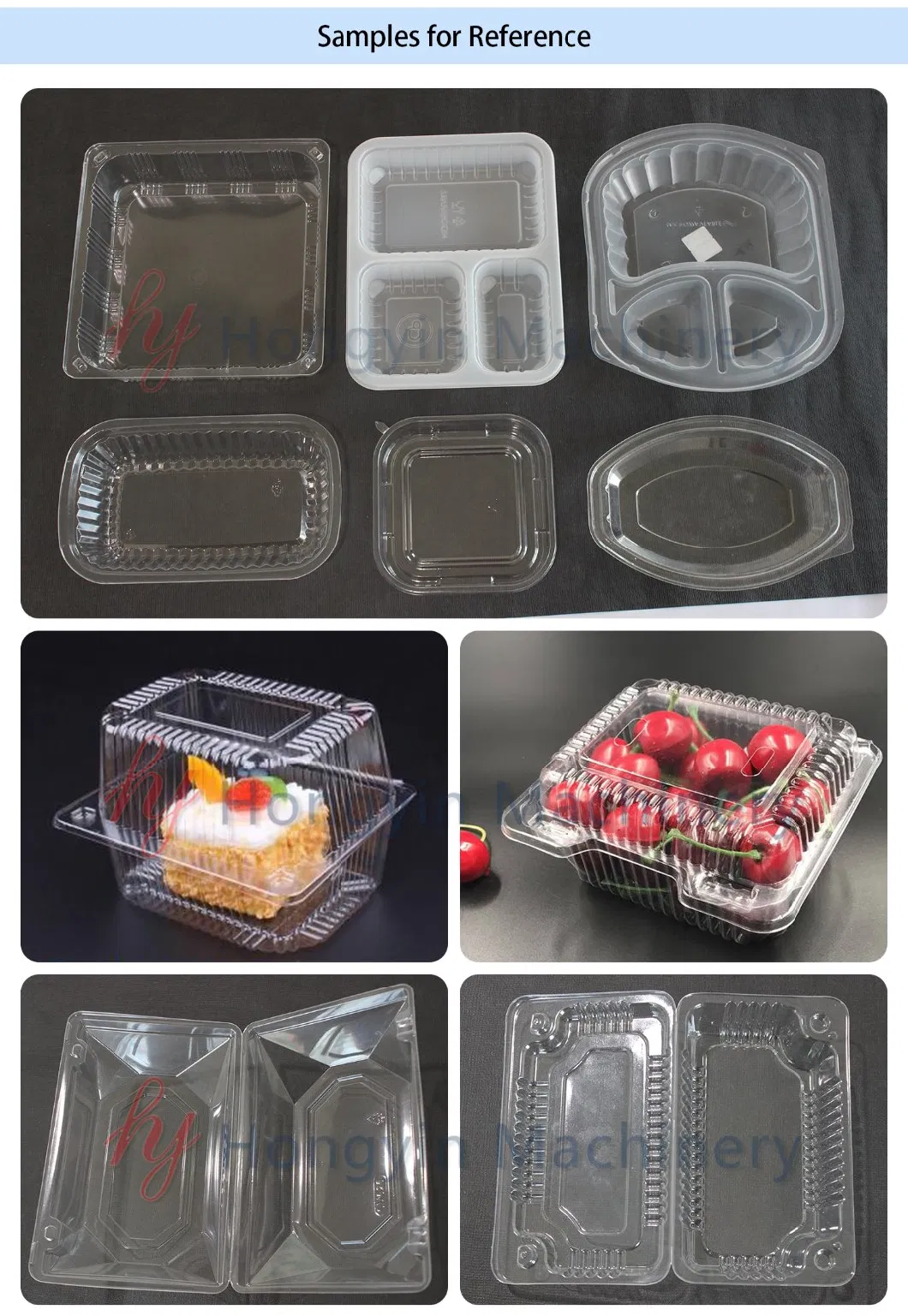 Plastic Ready Meal Packaging BOPS Thermoforming Machine Pet Container Box Making Machine