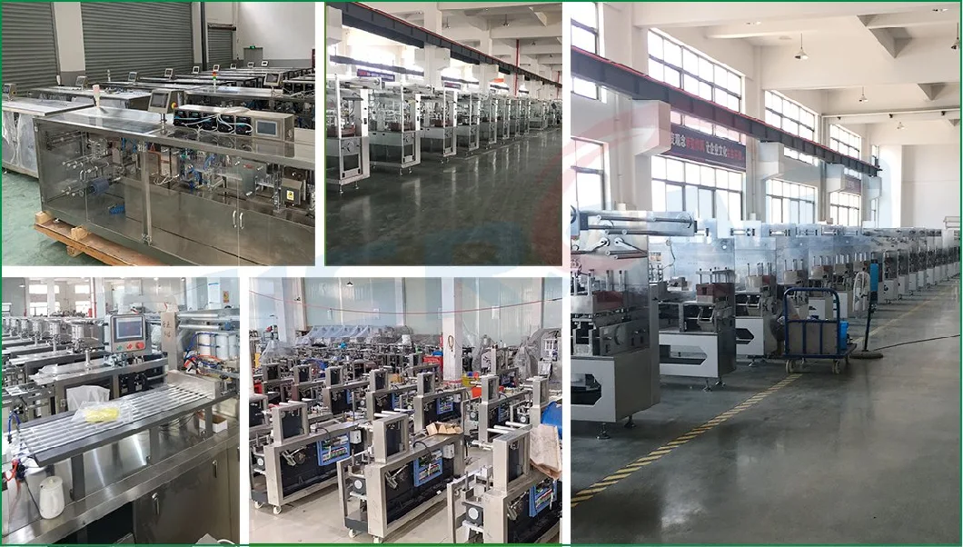 Food Industry Cartoning Machine Packaging Line Cake Pizza Honey Spoon Crisps Brewed Drinks Pouch Box Wrapping Packing Machine