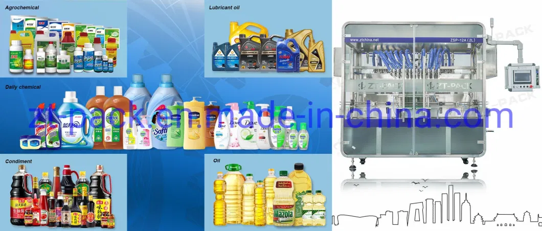 Automatic Plastic Bottle Hand Sanitizer Edible Oil/Jam/ Sauce/Liquid Soap/Peanut Butter/Ketchup Filling Packing Sealing Capping Labeling Packaging Machine