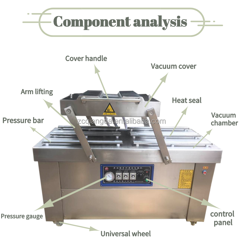 Dz-500/2s Packing Machine Industrial Vacuum Packaging Machine Sealer for Meat