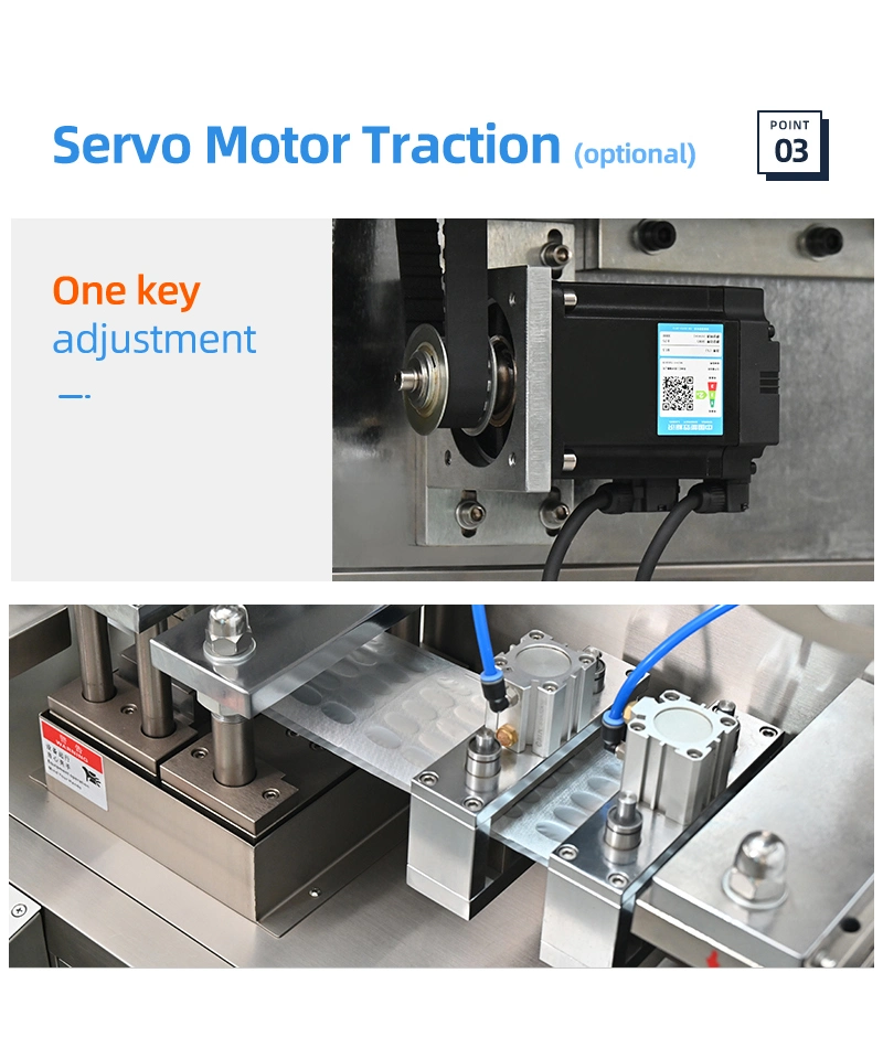 Thermoforming Automatic Jam Honey Spoon Liquid Blister Packaging Machinery and Blister Packing Machine