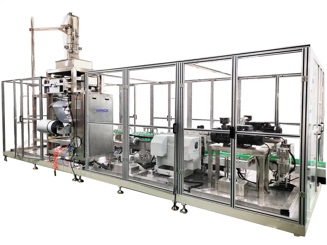 Multi-Function Automatic Brick Bag Vertical Forming Filling Sealing Vacuum Packing (Packaging) Machine for Coffee Powder, Dry Yeast, Rice, Beans, Corn Grits