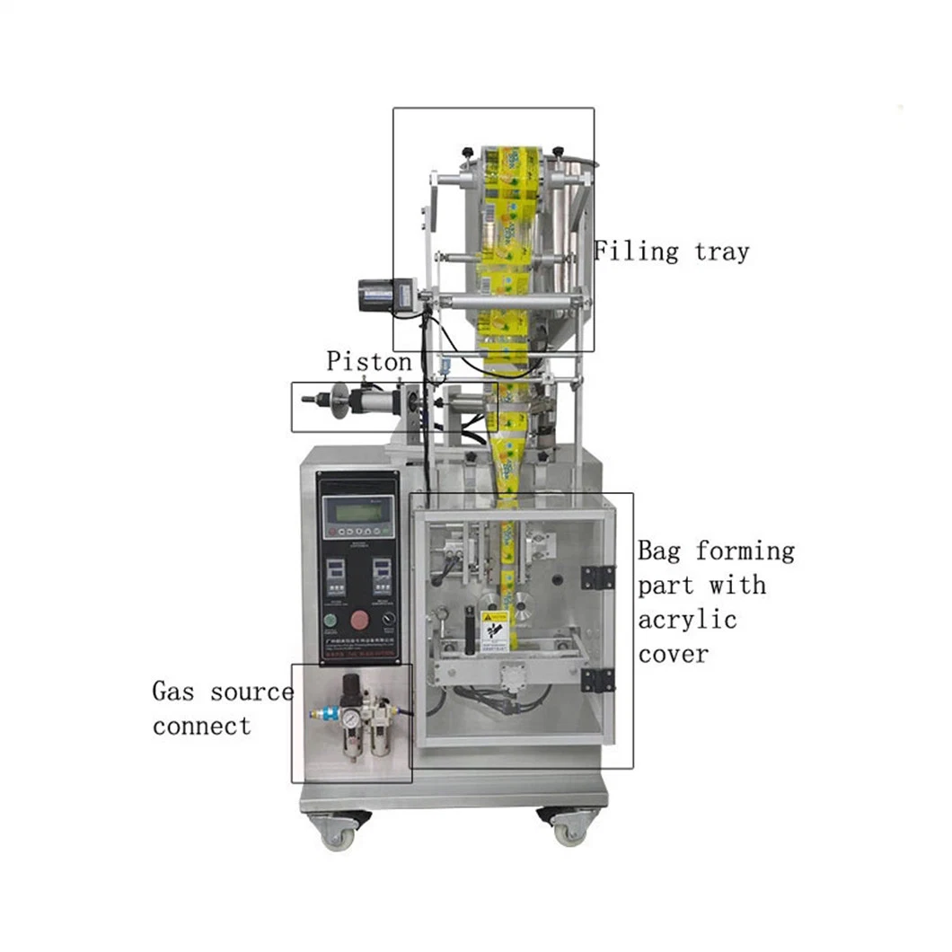 Automatic Sachet Honey/ Ketchup / Sauce / Liquid Juice /Oil /Peanut Butter /Ice Lolly/Ice Pop/Jam/Cream /Salad /Soup /Tomato Paste Packing Packaging Machine