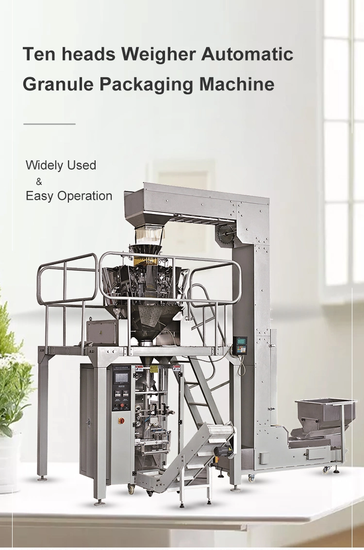 Automatic Premade Bag Pouch Filling Machine Combination 10 14 Head Multihead Weigher Nut Popcorn Chip Fruit Snack Food Bagging Packaging Filling Machine