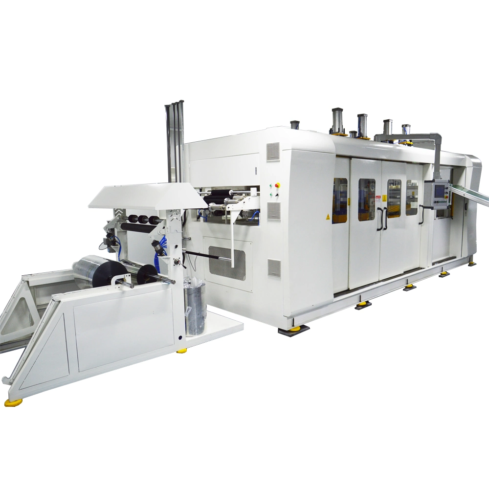 Zs-4070 Fully Automatic Positive and Negative Pressure Thin Gauge Vacuum Thermoforming Processing Plastic Product (Packaging, tray, box, lid...) Machine