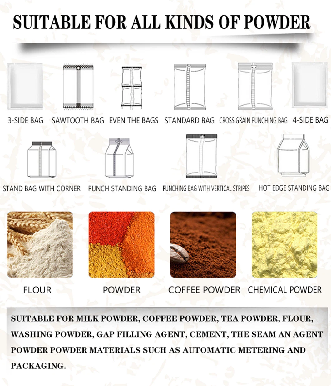 Automatic Ground Coffee Sachet Powder Packing Machine Multi-Functional Automatic Powder Packaging Machine