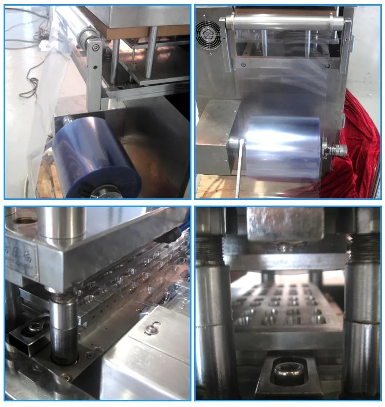 High Speed Beef Paste Honey Automatic Blister Packaging Machine Butter Thermoforming Blister Packaging Machine