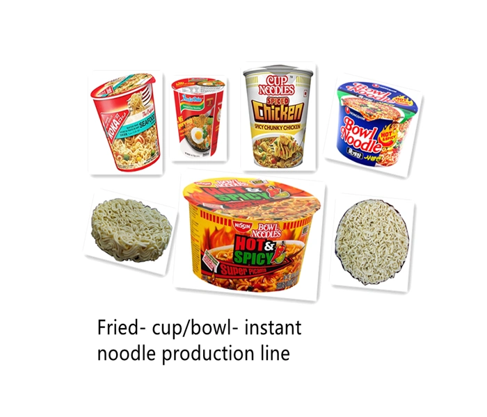 Fried Instant Making Noodle Machines for Bowl/ Cup /Bag Noodle Packing