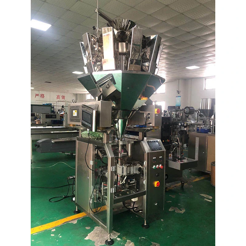 Automatic Snacks/Potato Chips/Biscuit/Rice/Popcorn/Grains/Seeds/Nuts/Sugar /Dried Fruit/Frozen Food/Fried Fish Skin/Tea Packing Packaging Sealing Machine
