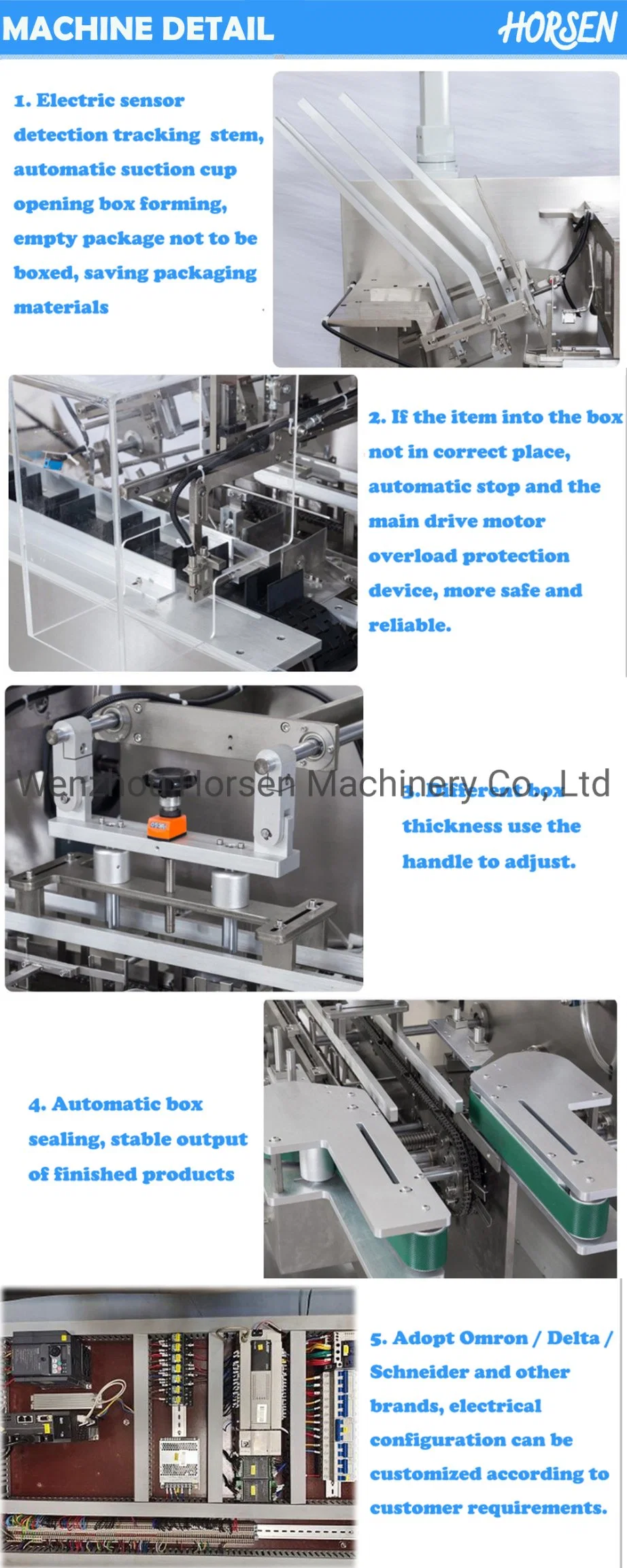 Automatic Lunch Food Ready Meal Packing Tin Foil Box Container Push-Bar Aluminum Tray Folding Crimping Sealing Machine